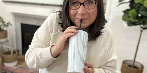 I Found The Perfect Insulated Tumbler w/ Straw That I Use Every Day (Just $18.69 on Amazon!)