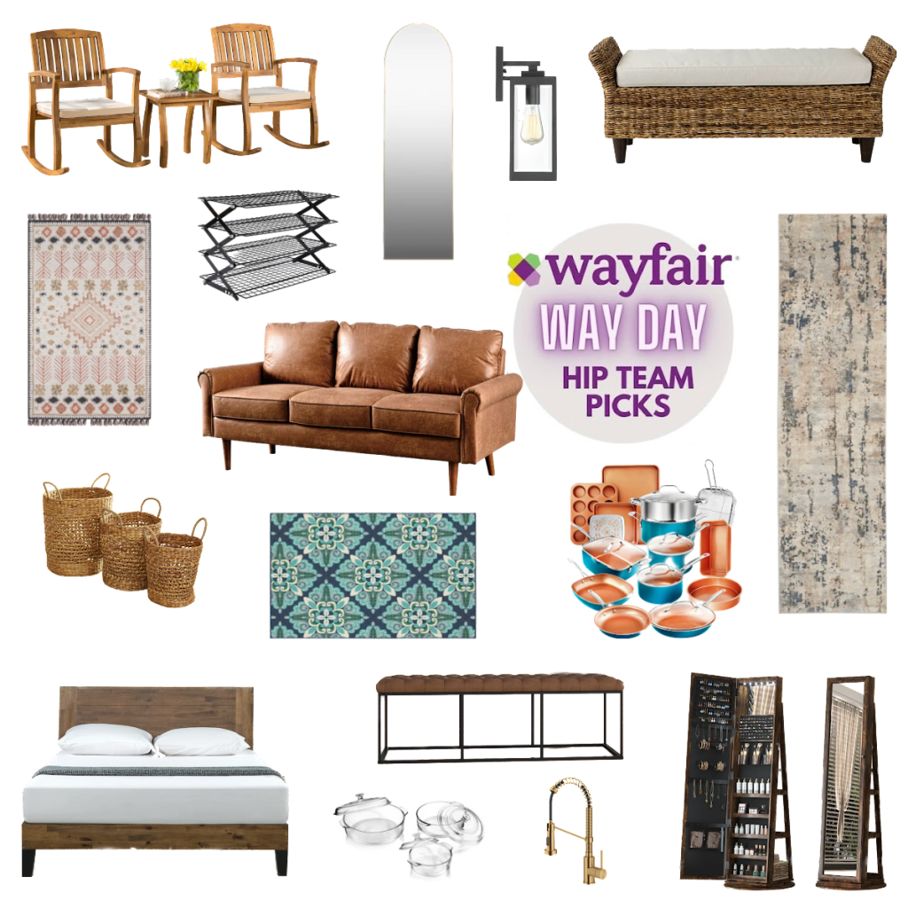 The 2023 Wayfair Way Day Collage of Hip2Save top picks