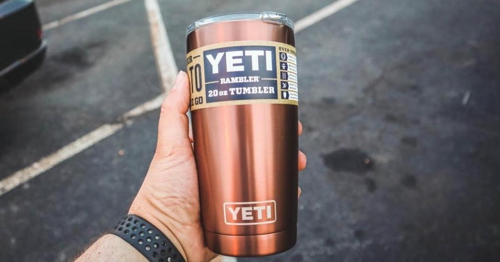 Yeti Rambler 20oz Stainless Steel Tumbler w/ MagSlider Lid, Copper