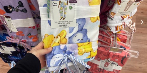 Women’s Pajama Pants Only $10.98 at Walmart | Care Bears, Mario, Disney + More