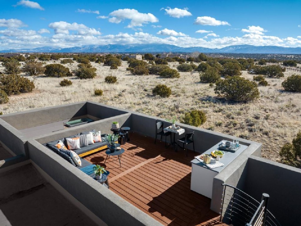 Rooftop Deck View of the HGTV Dream Home in Santa Fe