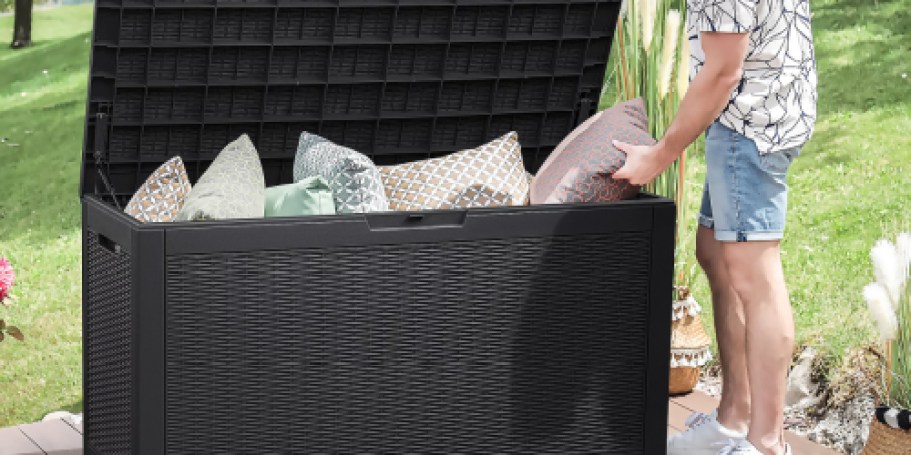 Outdoor 100-Gallon Deck Box Just $49.99 Shipped on HomeDepot.com (Regularly $85)