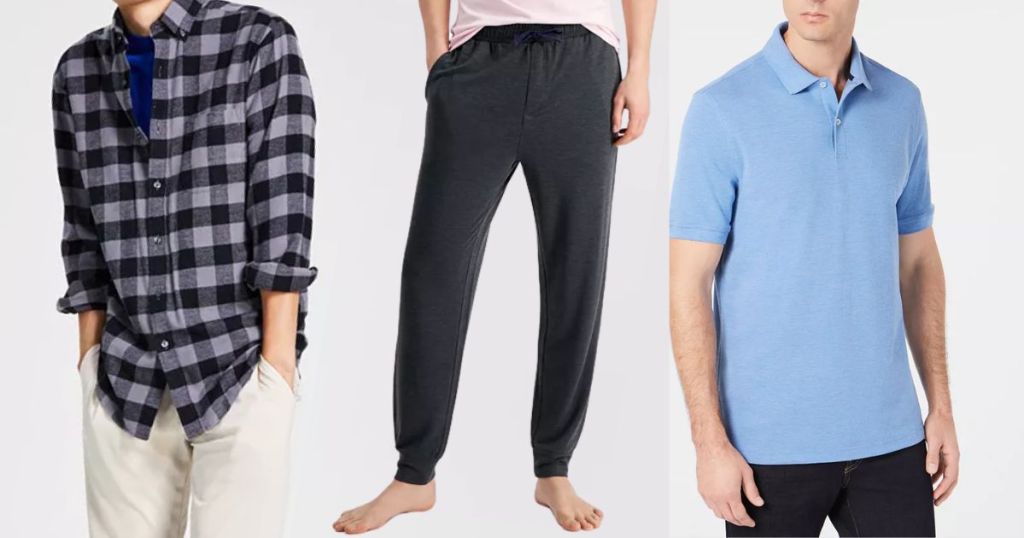 Men's Club Room Apparel - Shirts, PJ's, Pants & More 