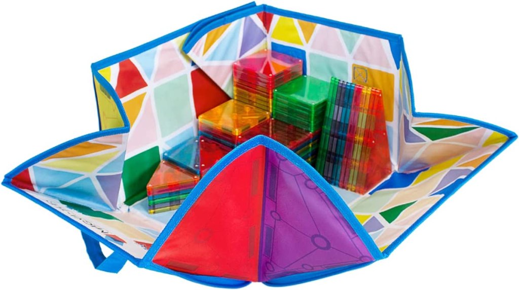 84 piece Magnatiles with case