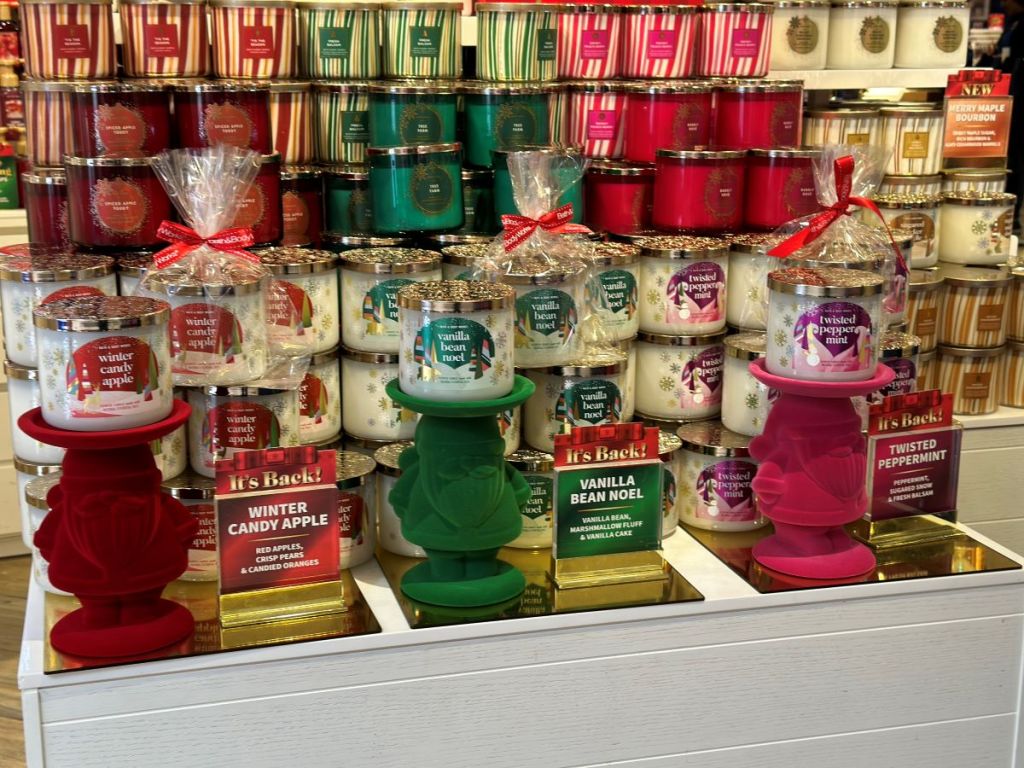 Bath & Body Works Christmas Candles