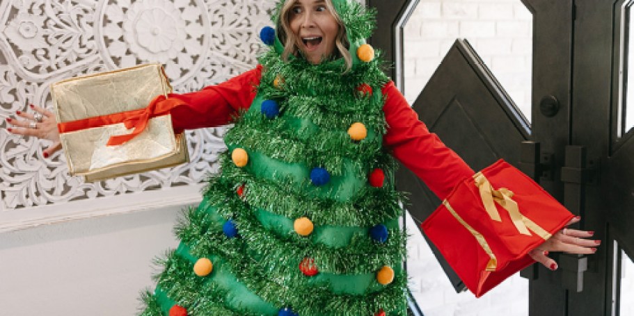 Collin’s Forever 21 Christmas Tree Dress is ONLY $25 (Reg. $70) – But Will Sell Out!
