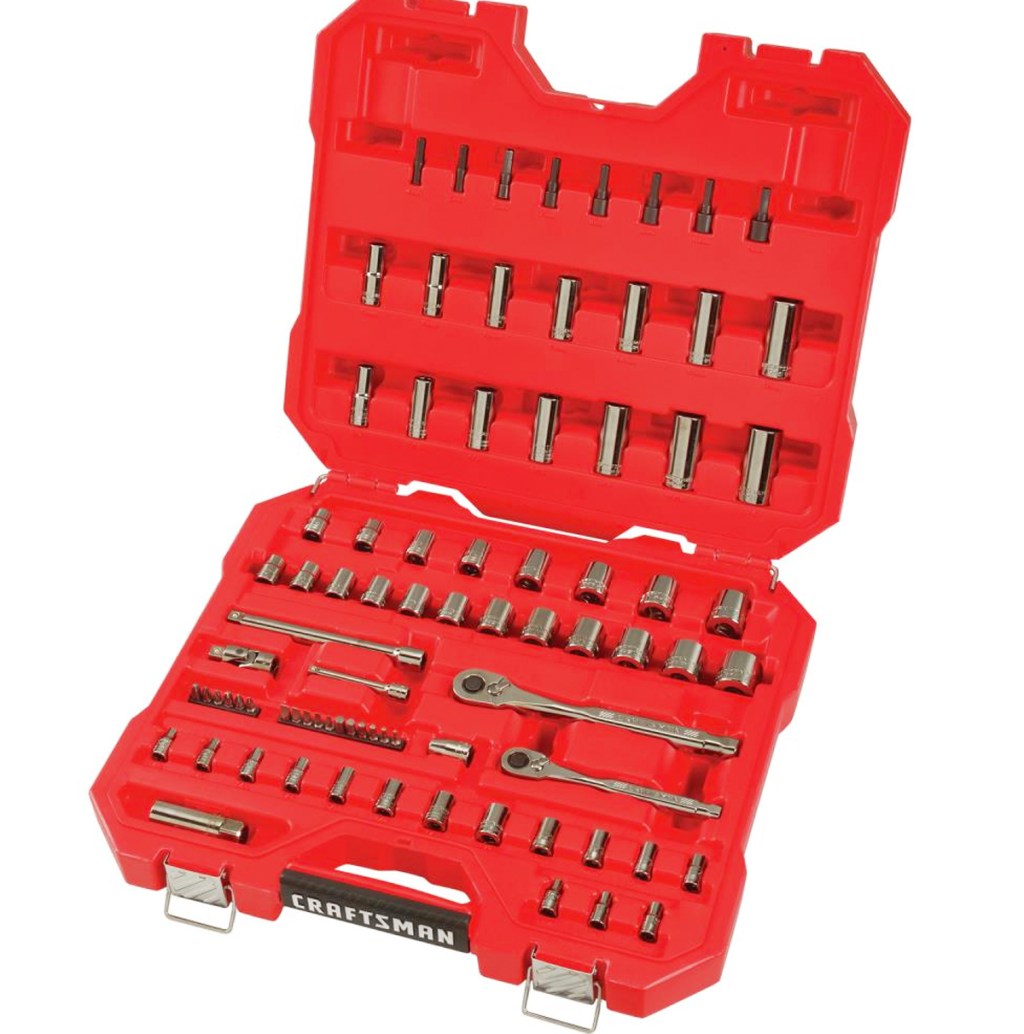 craftsman tool set in a red case