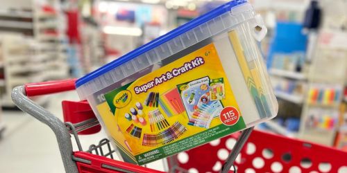 *HOT* Crayola 115-Piece Super Art & Craft Kit from $11 on Target.com (Reg. $30)