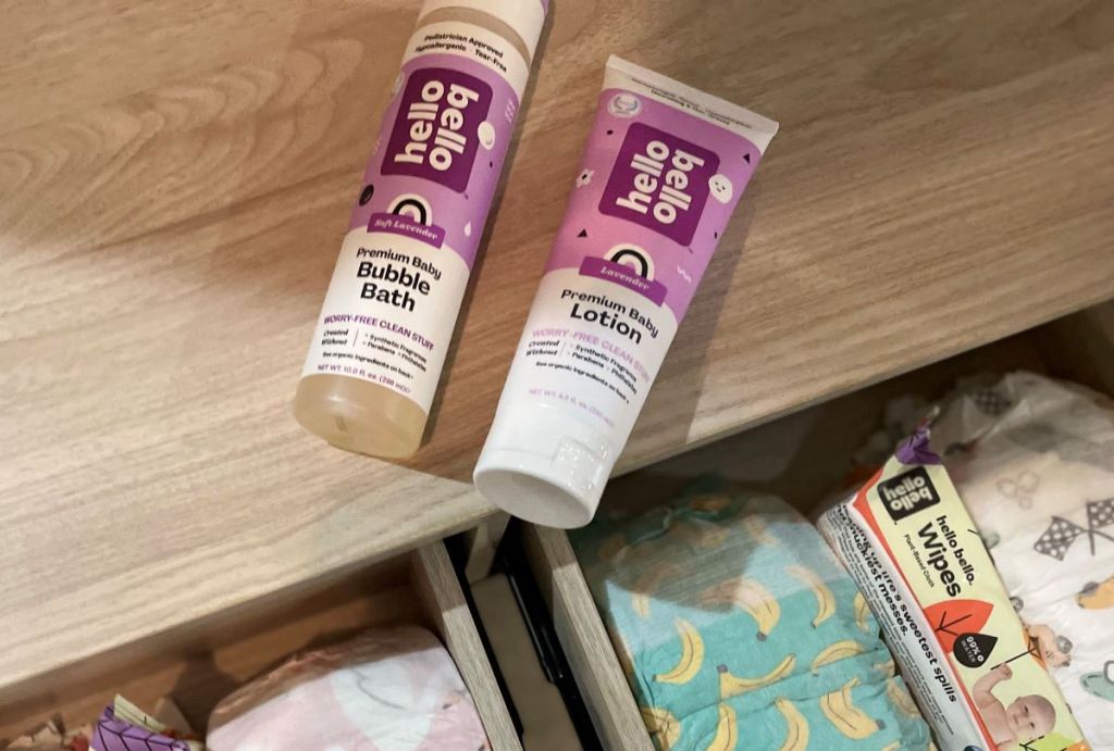 Hello Bello Lotion and Bubble Bath