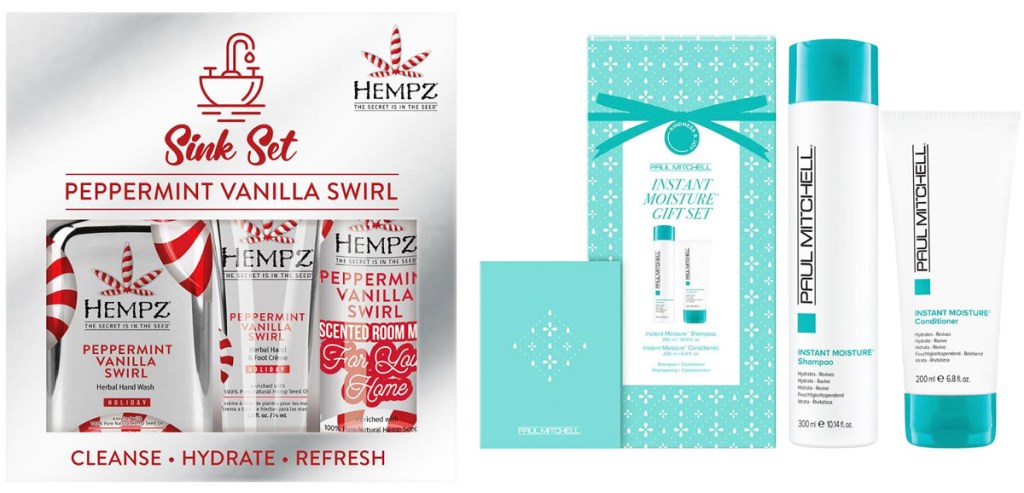 Hempz and Paul Mitchell gift sets