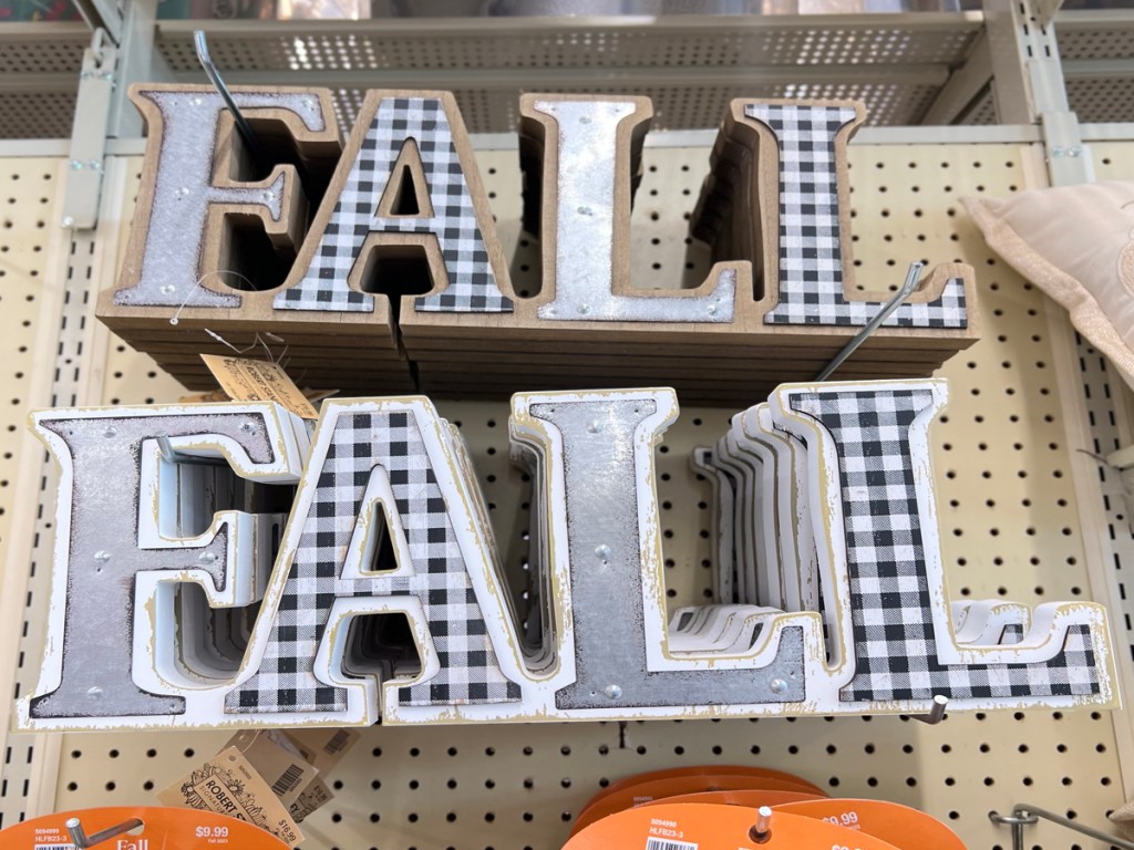 Hobby Lobby Fall Sign