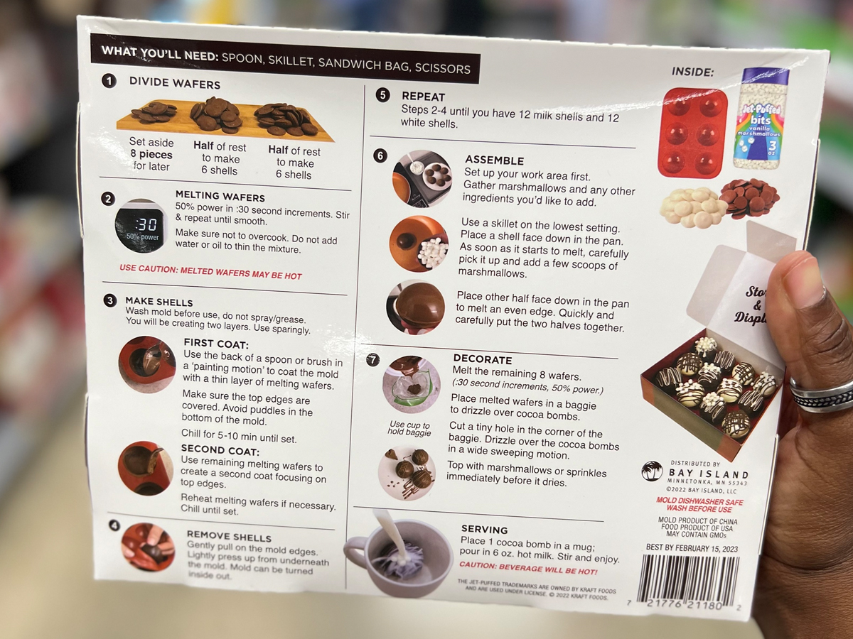 Jet-Puffed Hot Cocoa Bomb Kit