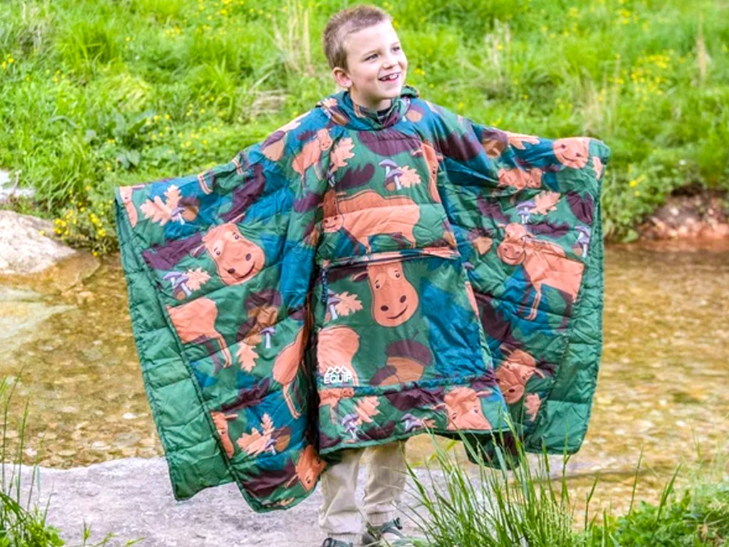 Kids Poncho and Blanket