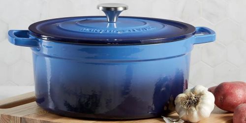 Martha Stewart Cast Iron 2-Quart Dutch Oven Just $29.93 on Macy’s.com (Reg. $100)