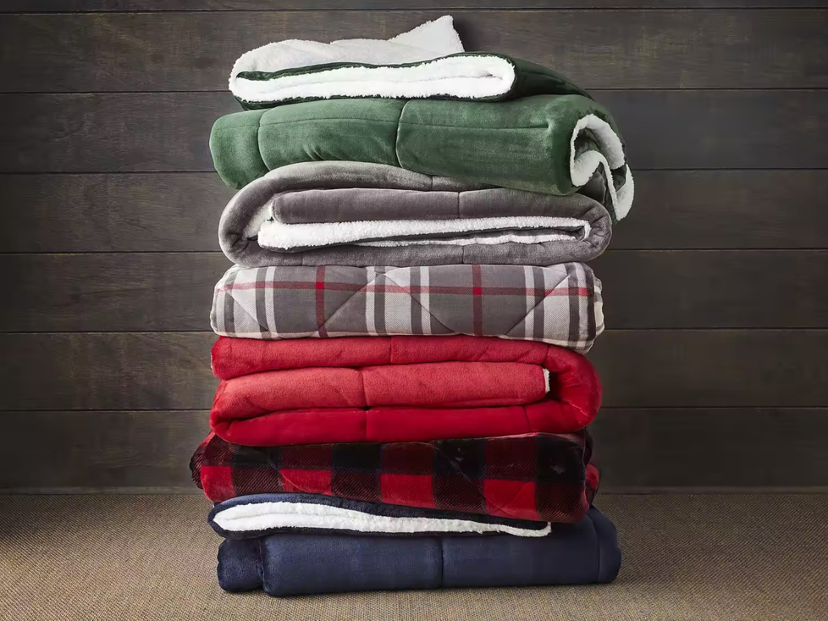 North Pole Trading Co. Mink To Sherpa Reversible Comforters