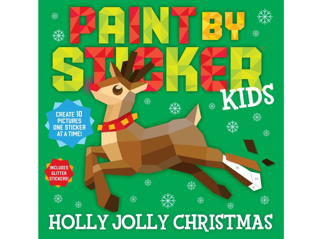 Paint by Sticker Kids Holly Jolly Christmas Book-3