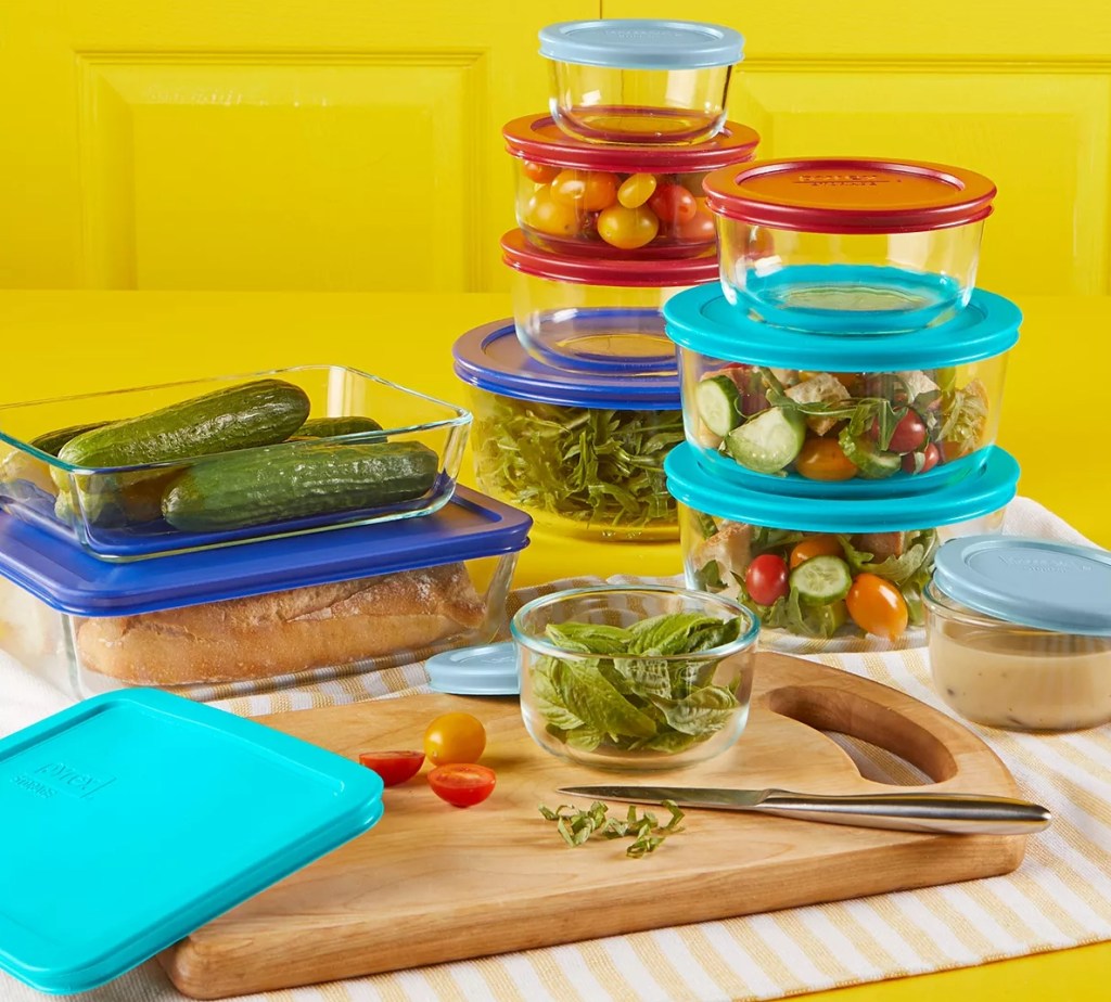 Pyrex Glass Storage Set