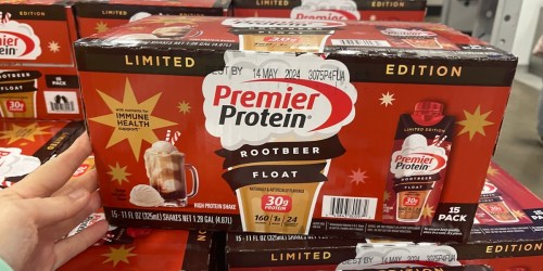 Premier Protein Shakes Limited-Edition Root Beer Float 15-Pack Only $26.48 at Sam’s Club