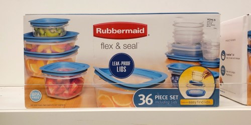 Rubbermaid 36-Piece Food Storage Set from $24.50 on Kohls.com (Regularly $65)