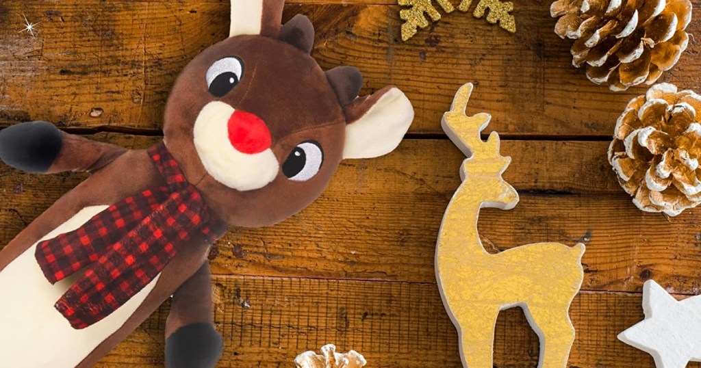 Rudolph the Red-Nosed Reindeer Plush Dog Toy