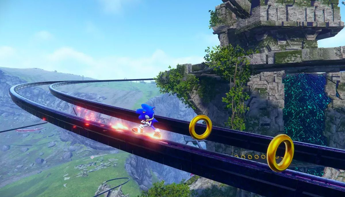 sonic frontiers gameplay screenshot