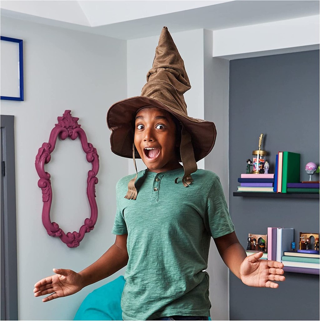 Sorting Hat on boy