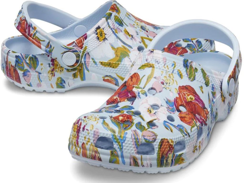 Stock image of Vera Bradley Crocs.