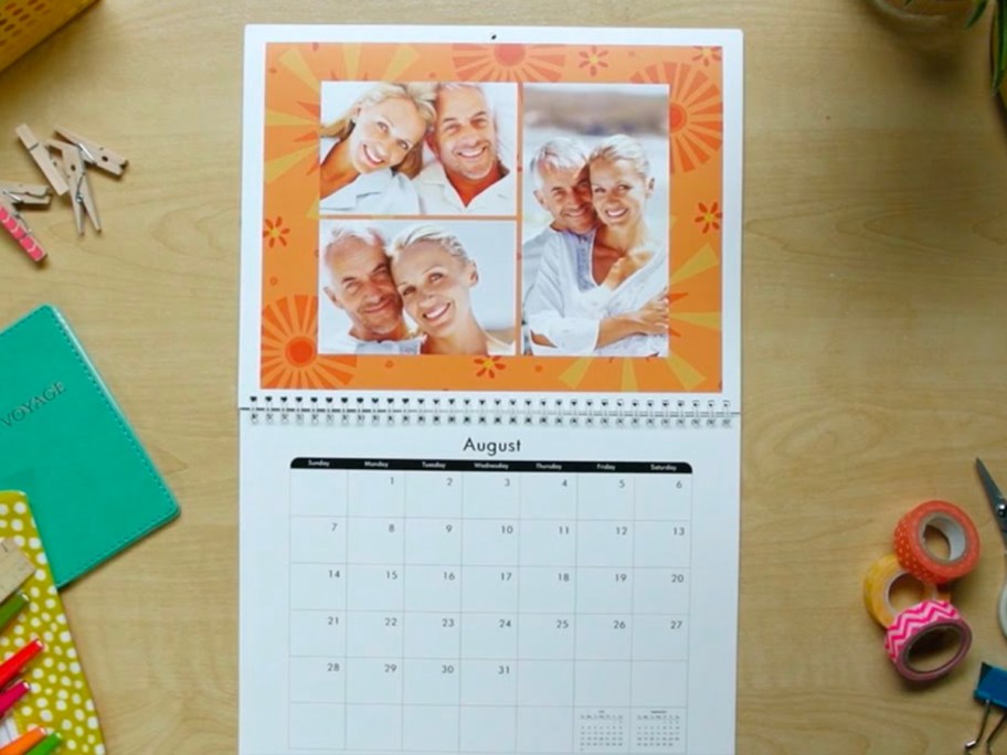 walgreens 8.5x11 photo calendar