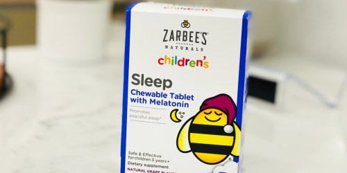 Zarbee’s Kids Melatonin Chewable Tablets 30-Count Just $4 Shipped on Amazon