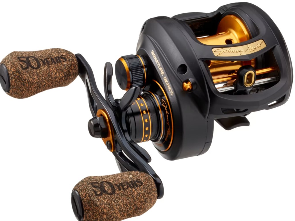 black and gold reel