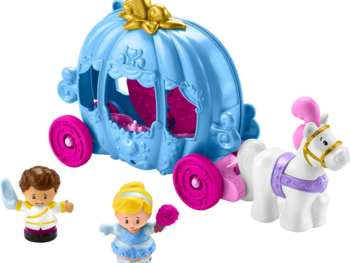 stock image of the disney princess cinderella carriage playset