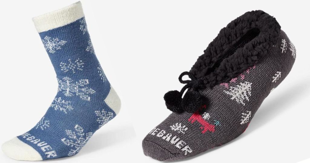 eddie bauer holiday socks