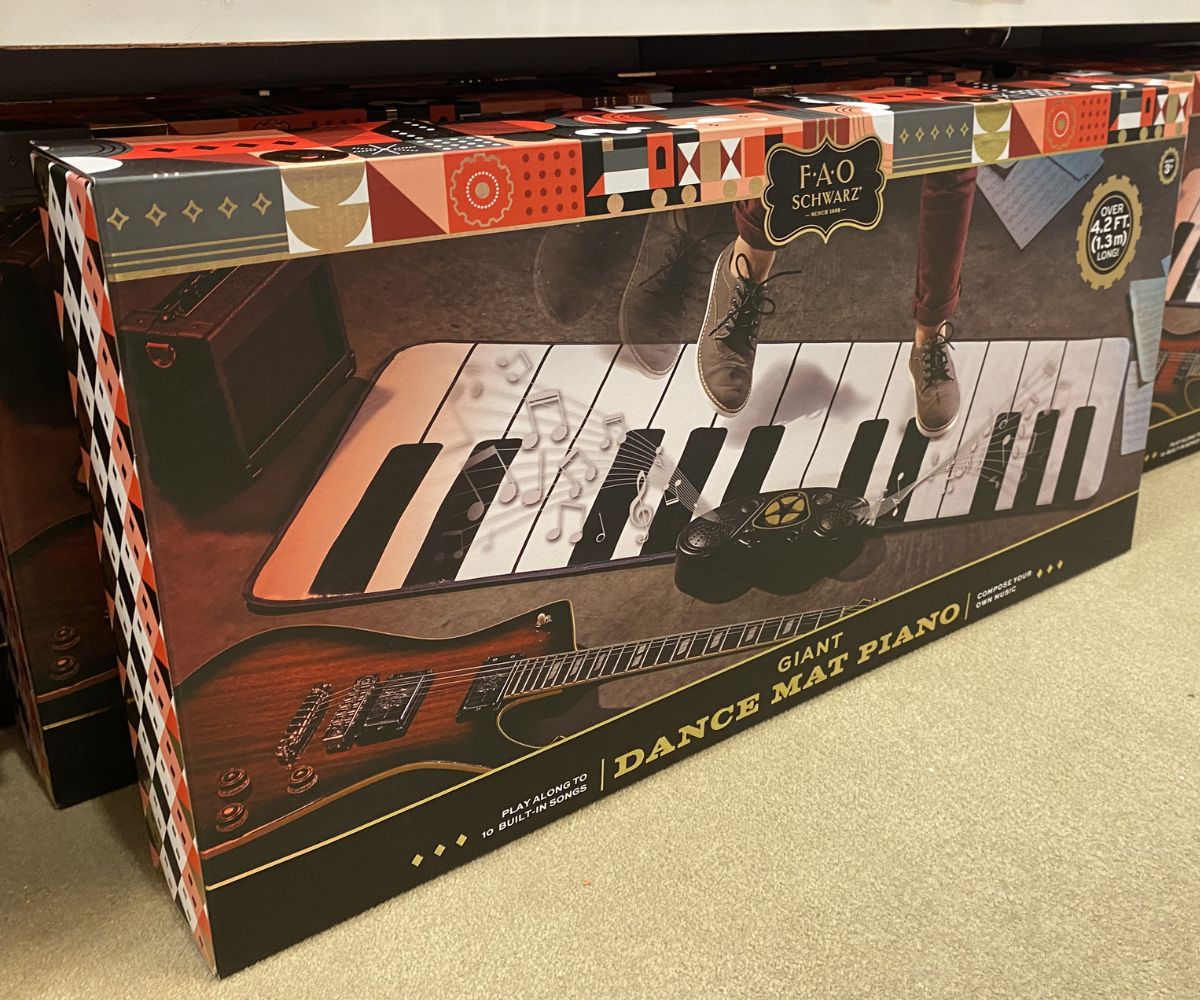 fao schwarz dance mat piano