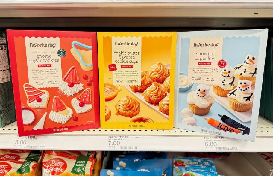 sugar cookie kits on store shelf