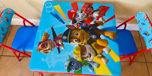 Kids Character Table Sets Just $26.24 on Target.com | Paw Patrol & Minnie Mouse w/ 2 Chairs