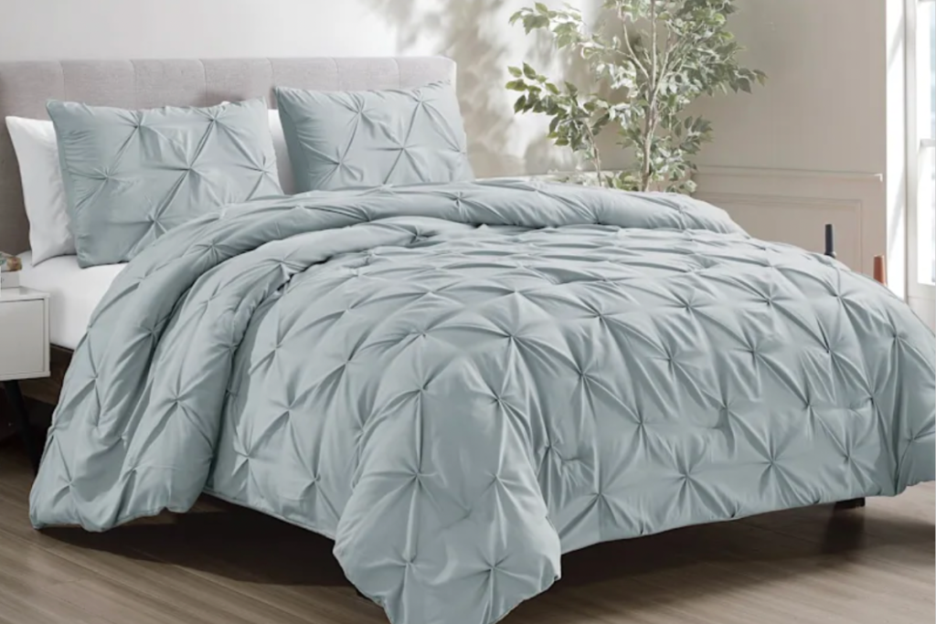 pintuck comforter