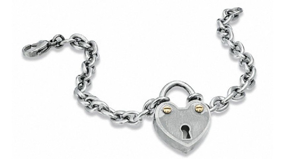 heart lock bracelet