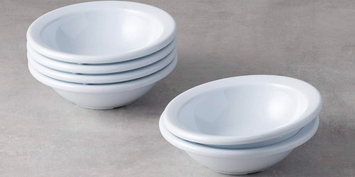 Amazon Commercial Melamine Bowl 6-Piece Sets from $3.60 (Regularly $14)