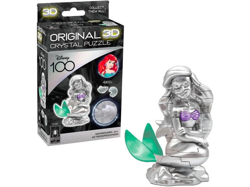 BePuzzled Disney 100 3D Crystal Puzzles - Ariel