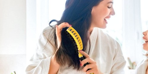 Boar Bristle Hair Brush 2-Packs from $8.71 on Amazon (Regularly $14)