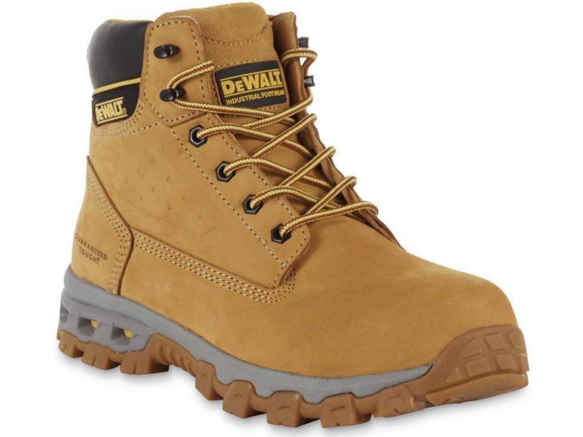 tan DeWalt work boot