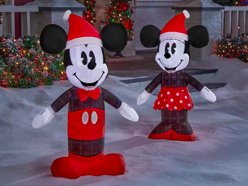 Disney Vintage Mickey and Minnie Mouse Inflatables