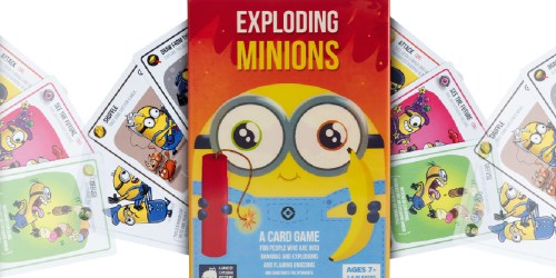 Exploding Minions Game Only $11.89 on Amazon or Walmart.com (Regularly $20) – Get it by Christmas!