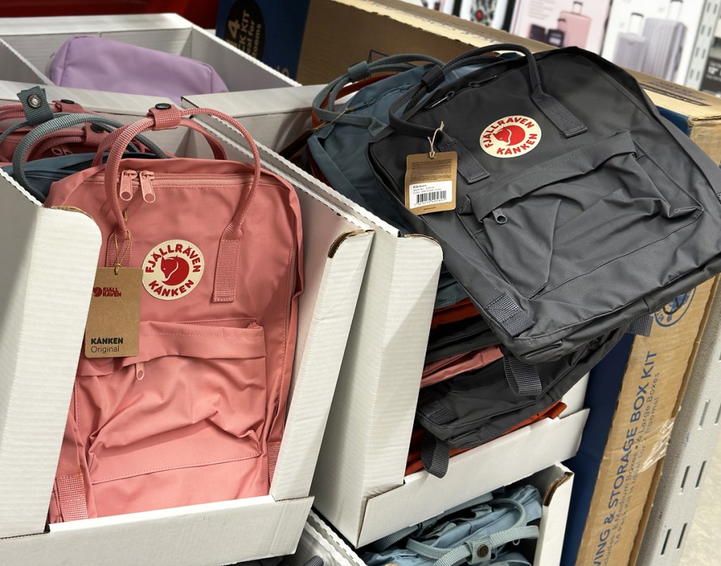 pink and black backpacks at sams club