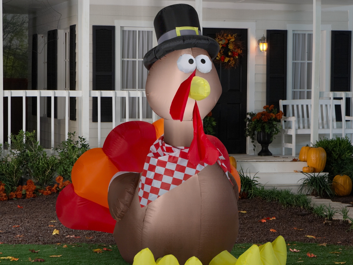 Gemmy 6' Lighted Turkey Inflatable