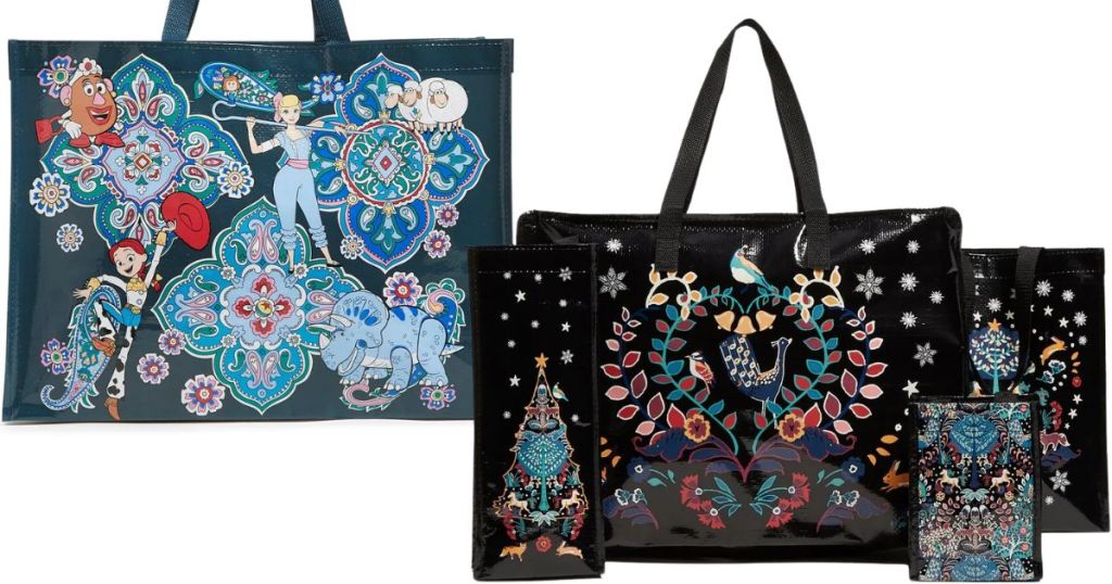 Vera Bradley Disney Market Tote and Enchanted Market Tote Set