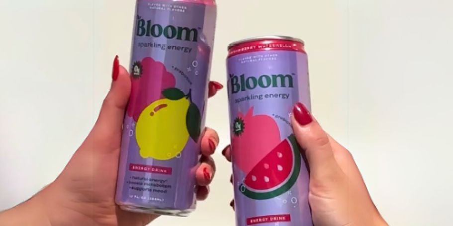 Bloom Nutrition Sparkling Energy Drink 12-Packs Just $17.80 Shipped for Prime Members