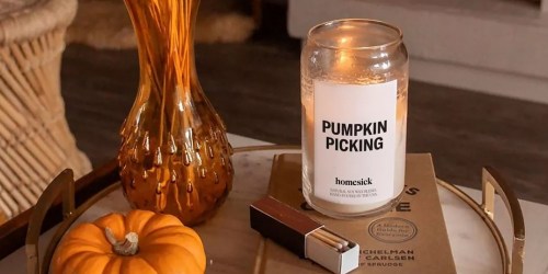 50% Off Homesick Candles on Kohls.com | Natural Soy Wax w/ Unique Scents