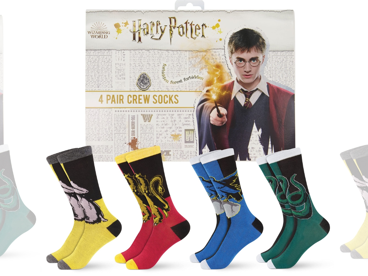 Hyp Character Socks 4-Pack - Harry Potter