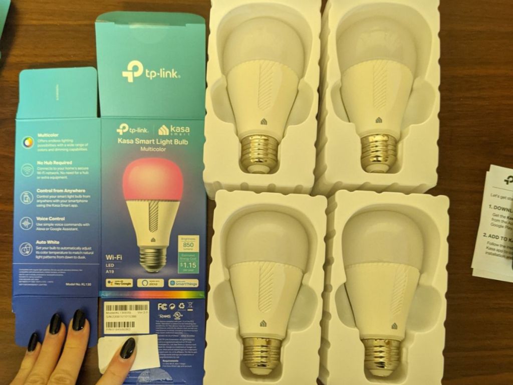 Kasa Multicolor Bulbs 4-pack